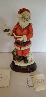 Armani "Santa's List" Porcelain Figurine Boxed with Papers