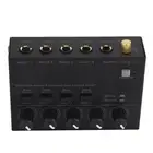 (EU Plug)4 Channel Audio Mixer Line Mixer 4 Channel Headphone Amplifier For DS