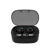 MD06 TWS Wireless Bluetooth 5.1 Sports Stereo Earbuds Waterproof Noise Cancelling In-Ear Headphones - Black