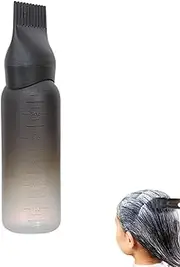 Root Comb Bottle | Shampoo Bottle Oil Applicator,Scalp Comb Root Comb with Graduated Scale Precise Application for Salon & Home Use