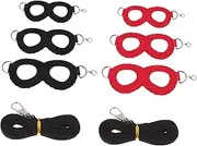 Didiseaon Guinea Pig Harness Leash Set 2 Pack Soft Pu Material Reptile Walking Rope Safe for Lizards Stylish Pet Outfit