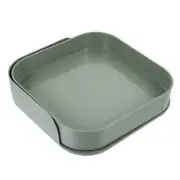 Rotating Rack Spice Storage (grey) Drop-resistant Space-saving