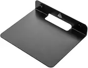 Metal Wall Shelf Speaker Stand Wall Shelf Speaker Mount for Bluetooth Speaker, Cell Phones, Toy Display Shelf Black
