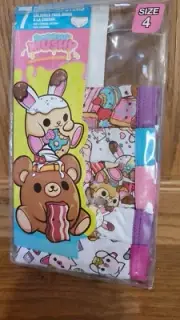 Girls Smooshy Mushy Hipster Underwear Size 4 New 5 Pair Cotton