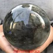 2.5LB Natural labradorite ball quartz crystal sphere 91mm reiki healing XQ1209