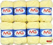 M.G Enterprises Cream Art Craft Ball - 8 Pc
