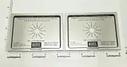 Altec Lansing N-1500A L-Pad Plate Label Badge Custom Made Aluminum Pair