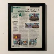 1998 Super Smash Bros. Japanese Preview Print/Poster - Nintendo N64 Video Game
