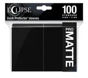 Ultra Pro: UP15613 Eclipse Matte Standard Sleeves 100 pack Jet Black