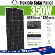 350W Flexible Solar Panel Mono 12V Caravan Boat Camping Portable Power Home AUS