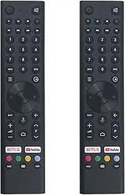2Pack BP75OUSG9500 BP65OUSG9500 BP32OHSG9200 BP750USG9500 BP320HSG9200 BP650USG9500 BP700USG9200 BP750USG9300 Infrared Replacement Remote for Blaupunkt TV