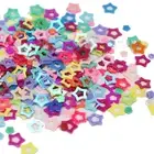 250 Gram Mixed Color Hollow Star Sequins Loose Tiny 3mm Nail Art Tips Crafts