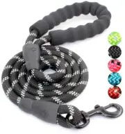 BAAPET Dog Leash, 4 FT Rope Dog Leash with Tangle Free Shock Absorbing Bungee