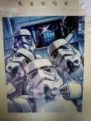 5D Diy diamond painting full drill 20 X 30 CM- STORM TROOPERS- STOCK IN USA