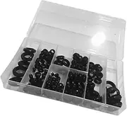 KICHOUSE 180pcs Set Ring Kit Gasket Sealer Ctr Ring Gasket Sealing Gasket Repair Kit Car Kit Rubber Gasket Rubber Seal Rubber Rings Black
