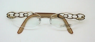 Silhouette 6734/20 6051 Womens rimless Titanium frame Gold
