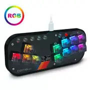 For Switch PS4 PS3 HitBox Games Controller Console Handle Grips Keyboard RGB LED