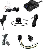 JC400 Dashcam Front and Rear 4G Hotspot Inside Camera Live Stream Video Vehicle APP PC Dual Car Record(Rearcam 10Yr Service,128G)