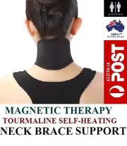 SELF HEATING TOURMALINE SELF HEATING MAGNETIC NECK WRAP BRACE HEAT THERAPY