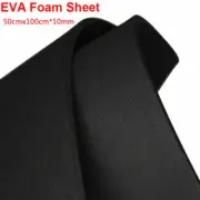 10mm EVA Foam Sheets 50cmx100cm Kids Black Sponge Handmade Model DIY Cosplay AU