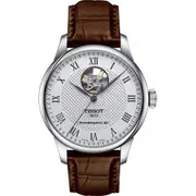 Tissot Le Locle Powermatic 80 Leather Strap Watch, 39mm in Brown at Nordstrom, Size 39 Mm