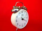 LOUD NEW OLD STOCK Vintage 70's KUCO USSR Winding Alarm Clock with Bells NR111