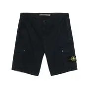 [Stone Island] Stone Island Compass-badge Shorts 31 US BLUE