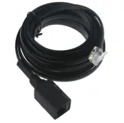 Mic Extension Cable 6 Pin 3 meters Black Cord for FTM-100DR 400DR 400XDR 3200DR