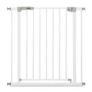 hauck 59726 Open N Stop KD Pressure Fit Safety Gate for Doors 29 to 31", White