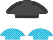 Robot Vacuum Cleaner M210P Mopping Function Accessories, Including 2 Mops and 1 Mop Holder, Fit for Lefant M210P