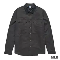在飛比找PChome24h購物優惠-MLB-洋基隊LOGO質感電繡襯衫薄外套 (男)