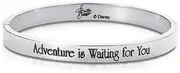 By Couture Kingdom Women's Kids Disney Beauty and the Beast Princess Belle Bangle,White Gold, 2x2.5