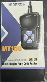 OBDPROG MT100 OBD2 Code Reader EOBD Scanner Car Check Engine Diagnostic Tool US