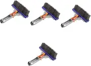 BESPORTBLE 4pcs Swimming Pool Brush Portable Wire Brush for Algae Removal Convenient Handheld Pool for Steps Corners Hot Tubs Durable Practical Compatible with Extension Poles