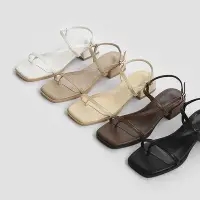 在飛比找Yahoo!奇摩拍賣優惠-[SAPPUN]  Brida 造型套趾平底涼鞋 (2.5c