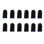 12Pcs Gaming Finger Sleeve Mobile Screen Game Controller Sweatproof Gloves Au