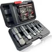 Heavy-Duty Pipe Extractor Set – 6 Piece Broken Pipe Removal Tool Kit for 1/8" to