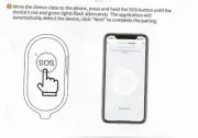 Smart alarm tag,emergency trigger,app tag,location alarm,tracker tag,GPS alarm