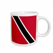 3dRose Flag of Trinidad and Tobago - red white black diagonal - The Sun-Sea-Sand