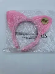 Pink Nintendo Headband Ears Super Mario 3D World 2013 NEW IN BAG NIP w/Pin