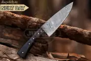 Custom Handmade Damascus steel Chef Kitchen knife Razor sharp Full tang knife