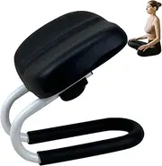 Meditation Stools, Prayer Bench, Adjustable Height Metal Frame Yoga Stool, Foldable Meditation Seat, Non-Slip Leg Sleeve, Meditation Accessories for Home Yoga Studio