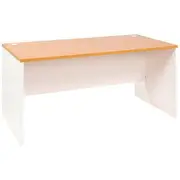 Velocity 1500mm Desk Golden Beech and White