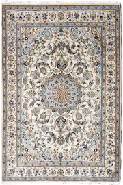 Nain Hand Knotted Wool & Silk Rug - 302x200 cms by Cyrus Rugs