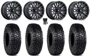 MSA Creed 15" Wheels Machined 30" Intersect Tires Sportsman RZR Ranger