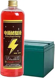 Battery Repair Solution - 500ml Repair & Restore Refill Solution - Heavy-Duty Safe Effective Battery Desulfator Solution for Golf Cart