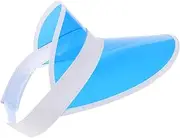 [WOFASHPURET] Sun Visor Portable Beach Hat Visor Hat for Beach Decorative Hat Adjustable Sun Hat Workout Hats for Women Hat Women Beach Plastic Sun Shade Hat Women Sun Hat Tennis Visor