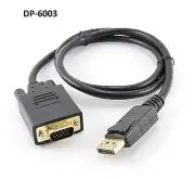 3ft DisplayPort Male to VGA Male 28AWG Adapter Cable, CablesOnline DP-6003