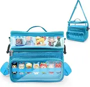 Carrying Case Compatible with Toniebox, 2 layers Blue