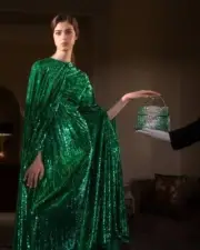 Valentino Green Sequin Midi Dress- With Tags- RRP$33,900 AUD